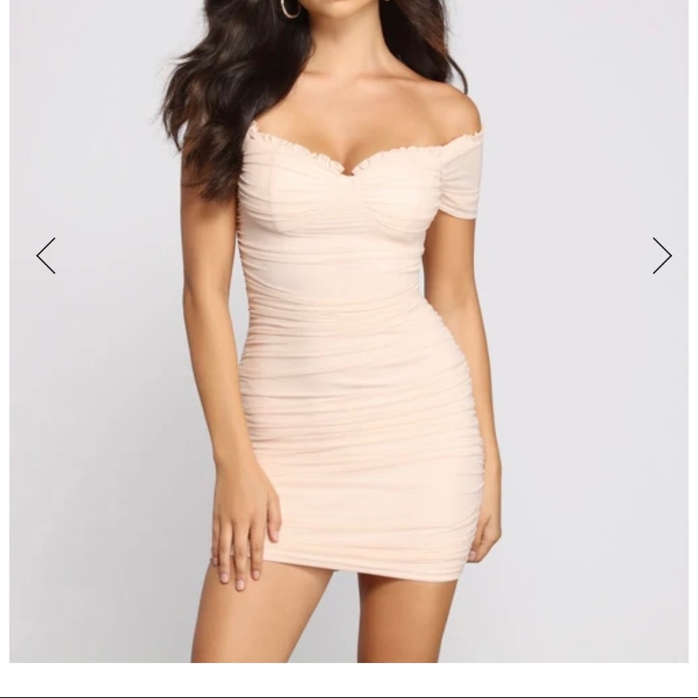 Sweet and stunning mesh mini dress